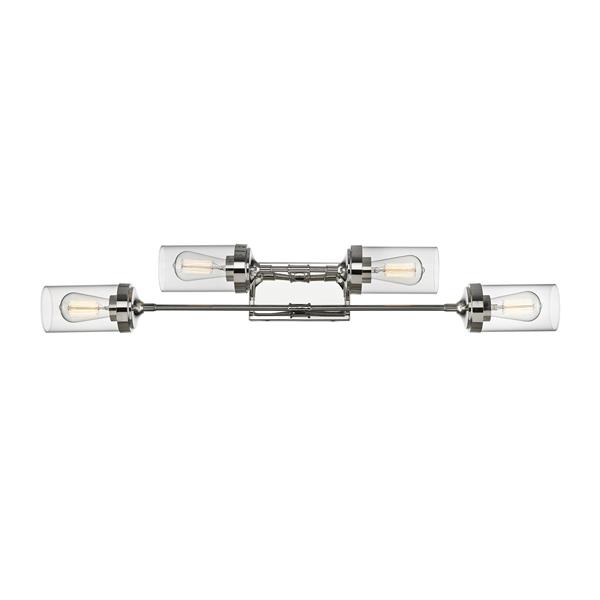 Z-Lite Calliope Contemproary 4-Light Vanity Light - Nickel