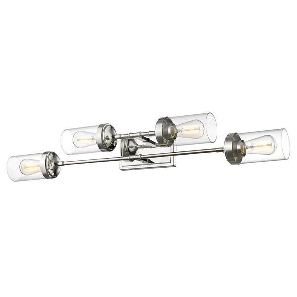 Z-Lite Calliope Contemproary 4-Light Vanity Light - Nickel