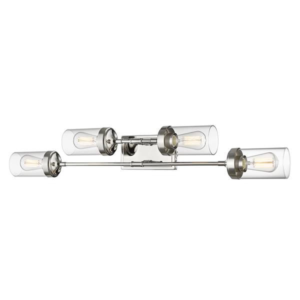 Z-Lite Calliope Contemproary 4-Light Vanity Light - Nickel