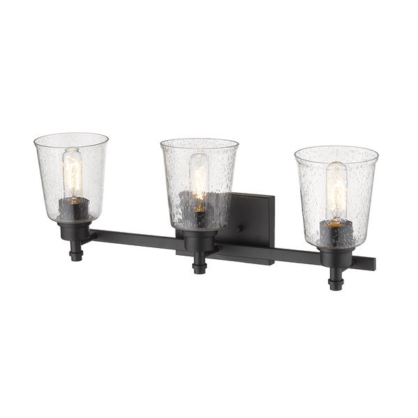 Z-Lite Bohin Contemporary 3-Light Vanity Light - Black