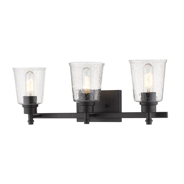 Z-Lite Bohin Contemporary 3-Light Vanity Light - Black