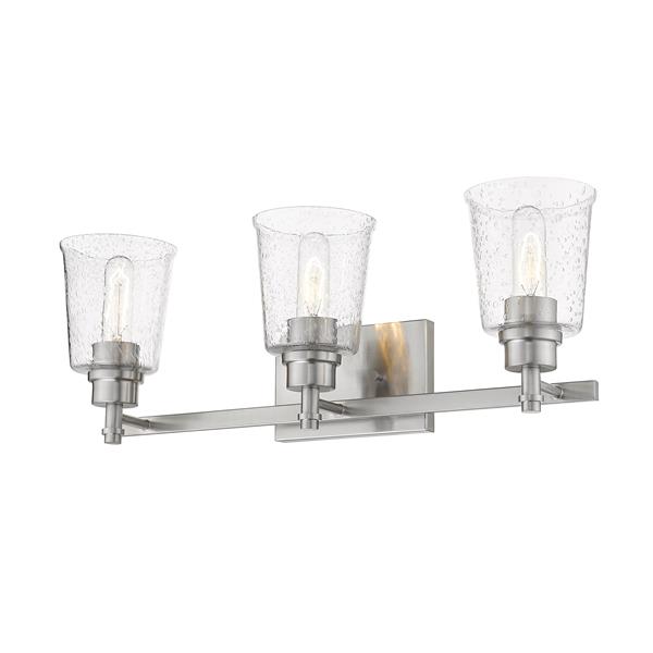 Z-Lite Bohin Contemporary 3-Light Vanity Light - Nickel