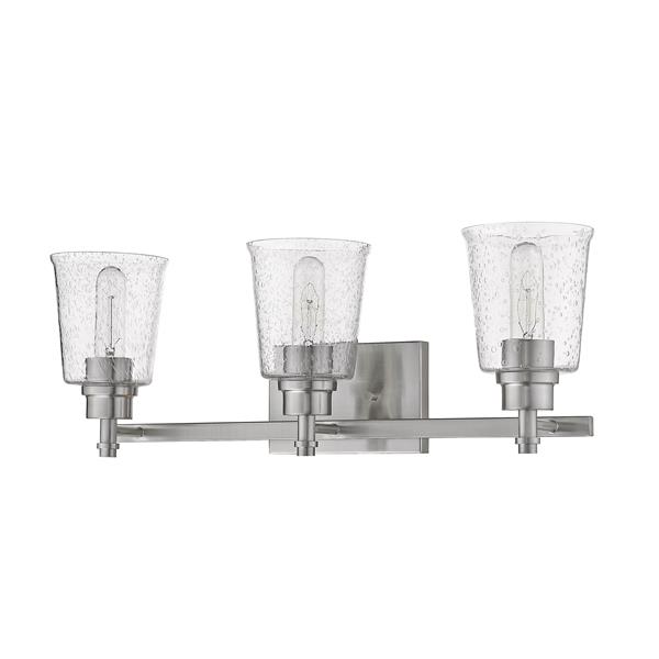 Z-Lite Bohin Contemporary 3-Light Vanity Light - Nickel