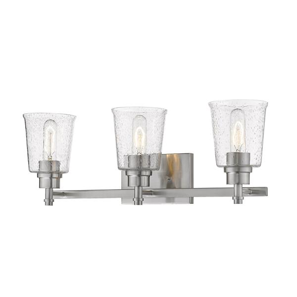 Z-Lite Bohin Contemporary 3-Light Vanity Light - Nickel