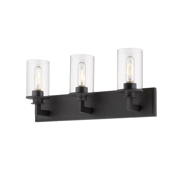 Z-Lite Savannah Modern 3-Light Vanity Light - Bronze