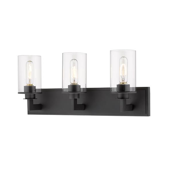 Z-Lite Savannah Modern 3-Light Vanity Light - Bronze