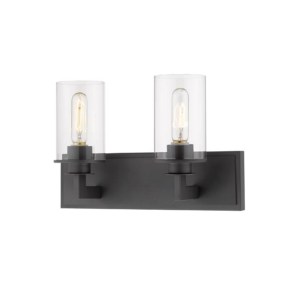 Z-Lite Savannah Modern 2-Light Vanity Light - Bronze