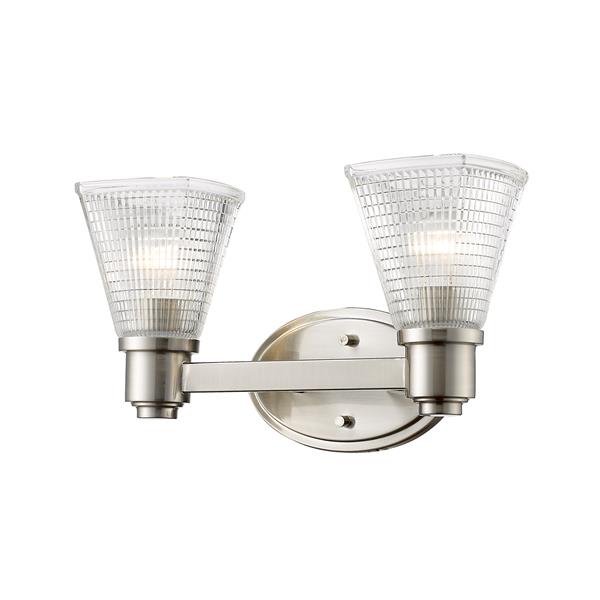 Z-Lite Intrepid Contemporary 2-Light Vanity Light - Bronze