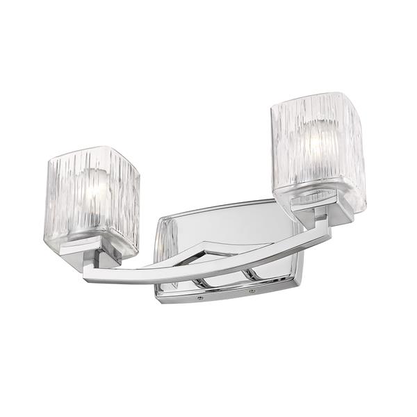 Z-Lite Zaid Contemporary 2-Light Vanity Light - Chrome