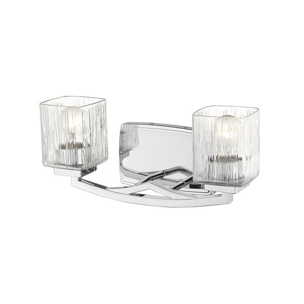 Z-Lite Zaid Contemporary 2-Light Vanity Light - Chrome