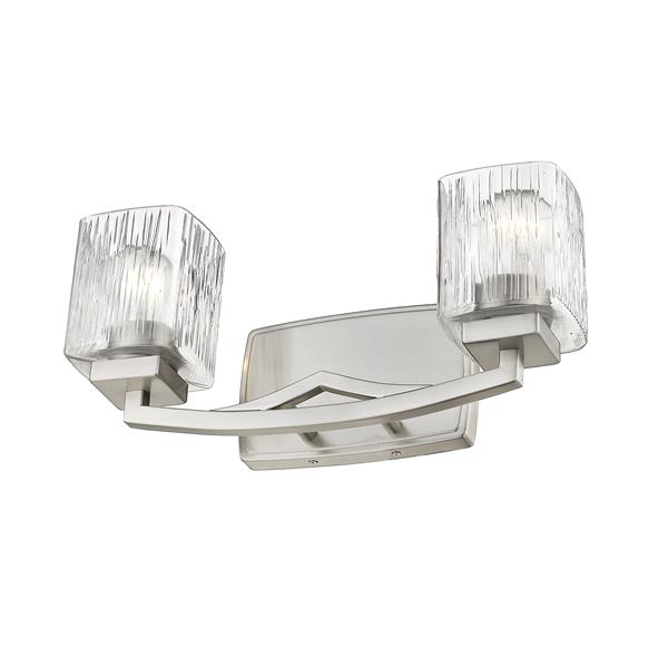 Z-Lite Zaid Contemporary 2-Light Vanity Light - Nickel