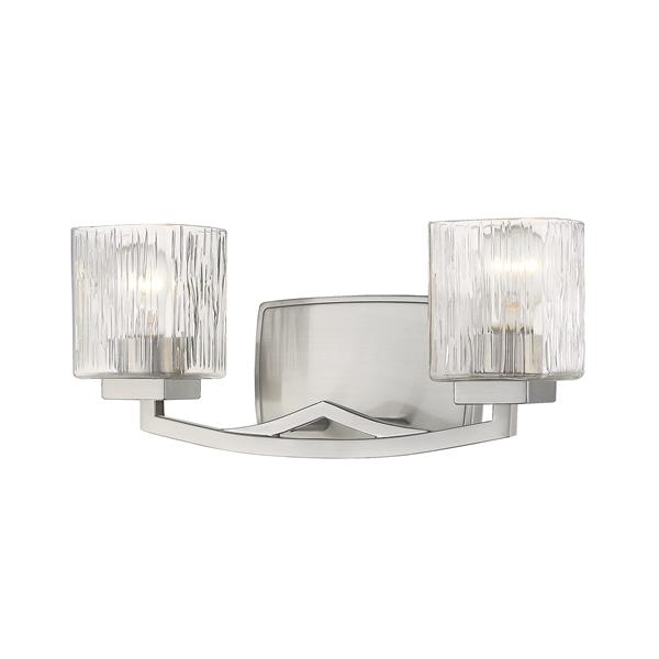 Z-Lite Zaid Contemporary 2-Light Vanity Light - Nickel