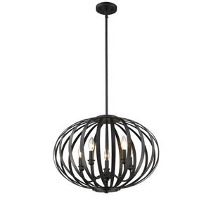 Z-Lite Moundou 5-Light Pendant Light - Bronze