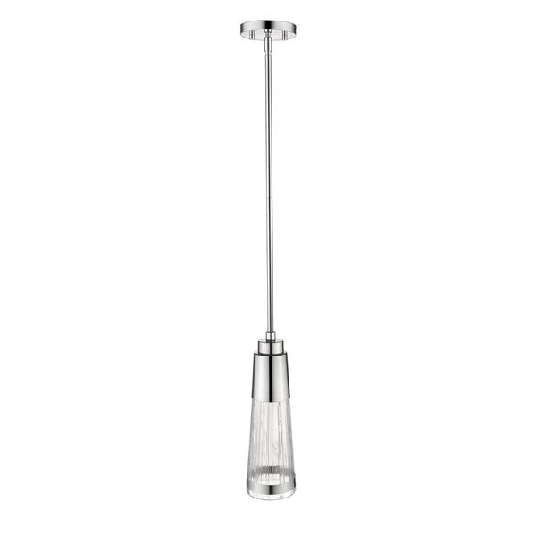 Z-Lite Ethos 1-Light Pendant Light - Chrome