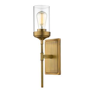 Z-Lite Calliope 1-Light Wall Sconce - Brass