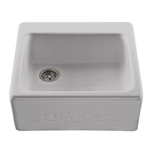 Reliance Hatfield Single Sink - 22.25-in x 9.25-in - 2 Holes - Silver