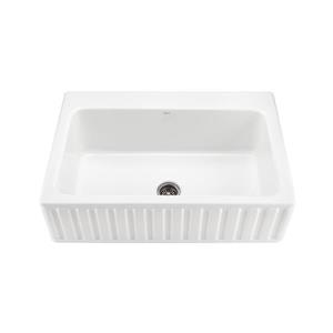 Reliance McCoy Single Sink - 22.25-in x 9.25-in - Acrylic - White