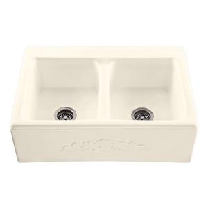 Reliance Appalachian Double Sink - 22.25-in - Acrylic - Off-White