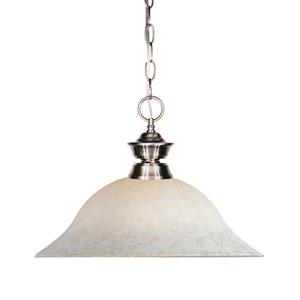 Z-Lite Riviera 1-Light Pendant - 16-in - Glass - White