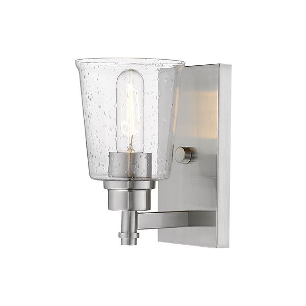 Z-Lite Bohin 1-Light Wall Sconce - 8.5-in - Steel - Nickel