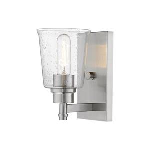 Z-Lite Bohin 1-Light Wall Sconce - 8.5-in - Steel - Nickel