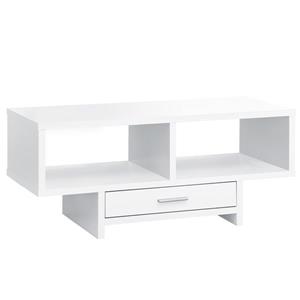 Monarch Coffee Table with Storage - 42.25-in x 18-in - Composite - White