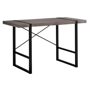 Monarch Computer Desk - 49-in x 30-in - Composite - Dark Taupe/Black