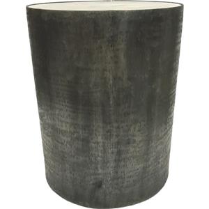 Table d'accent extérieure Balford, 14" x 18", gris/blanc