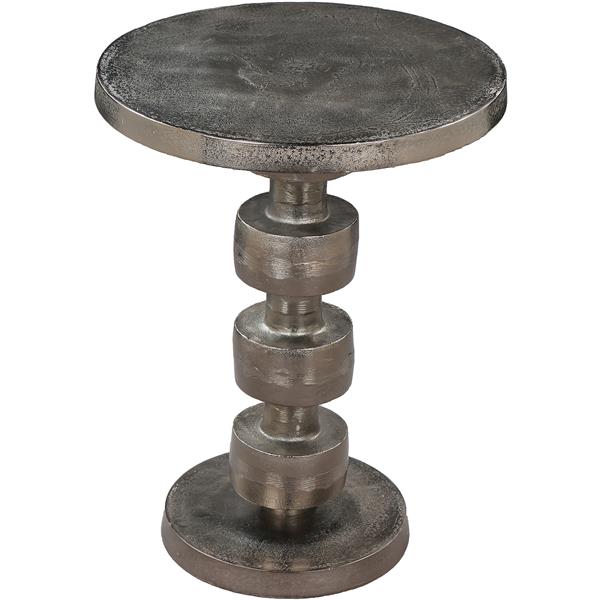 Notre Dame Design Hyde Outdoor Accent Table 20 In Aluminum Bronze Tao375 Rona