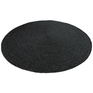 Notre Dame Design Oval Outdoor Rug - 39.3-in- Polypropylene - Charcoal