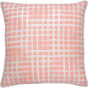 Notre Dame Design Morane Geometric Outdoor Pillow - 22-in- Polyester - Coral