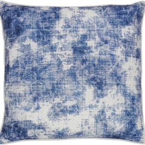 Notre Dame Design Skye Outdoor Pillow - 22-in- Polyester - Blue/White