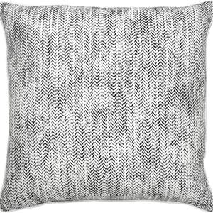 Coussin extérieur Halford, 22", polyester, blanc/noir