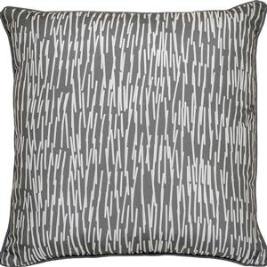 Coussin extérieur texturé Chantilly, 22", polyester, gris