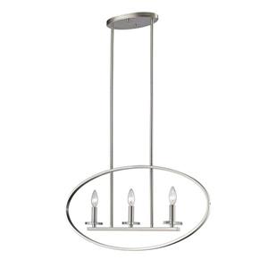 Z-Lite Verona Light Pendant - 3-Light - Brushed Nickel