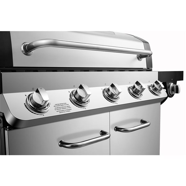 Dyna-Glo Premier 5-Burner 60 000 BTU Natural Gas Grill with Side burner