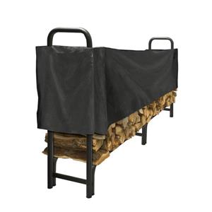 Demi-housse robuste en toile noir de Pleasant Hearth, 8 pi