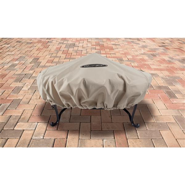 Pleasant Hearth Small Round Fire Pit, Small Portable Fire Pit Covers
