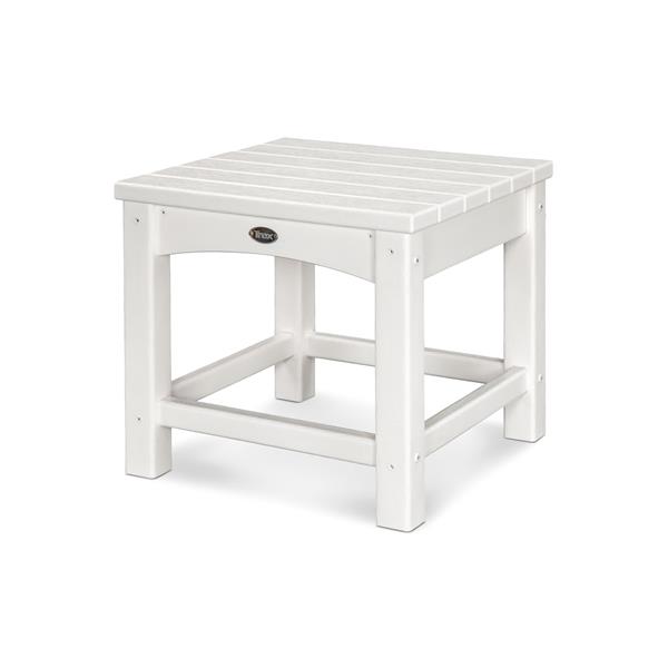 Trex Rockport Club Outdoor Side Table, White Patio Side Table Canada