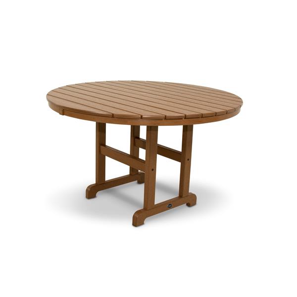 Trex Monterey Bay Round Dining Table - 48-in - Brown