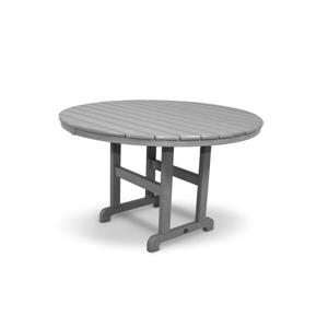 Trex Monterey Bay Round Dining Table - 48-in- Grey