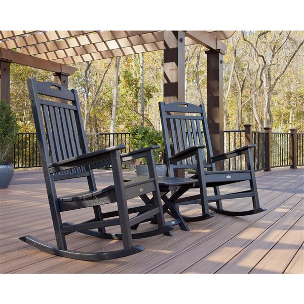 Trex Yacht Club 3-Piece Rocker Set - Brown