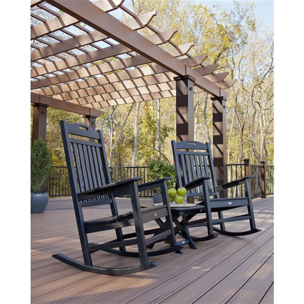 Trex Yacht Club 3-Piece Rocker Set - Brown
