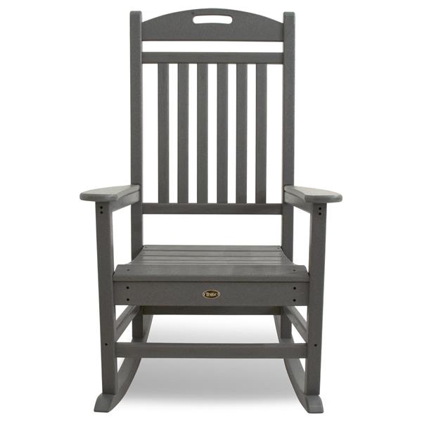 Trex Yacht Club Plastic Rocking Chair Grey Txr100ss Rona