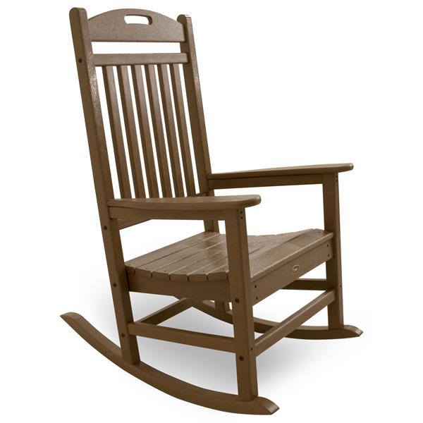 Trex Yacht Club Plastic Rocking Chair - Brown