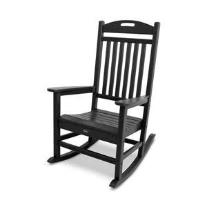 Trex Yacht Club Plastic Rocking Chair - Black