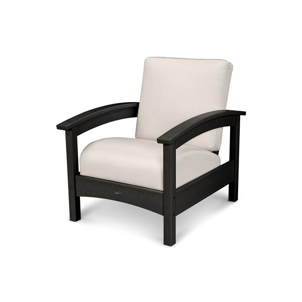 black patio club chairs