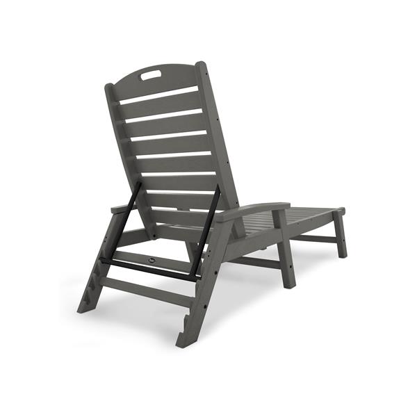 Trex Yacht Club Stackable Chaise - Grey