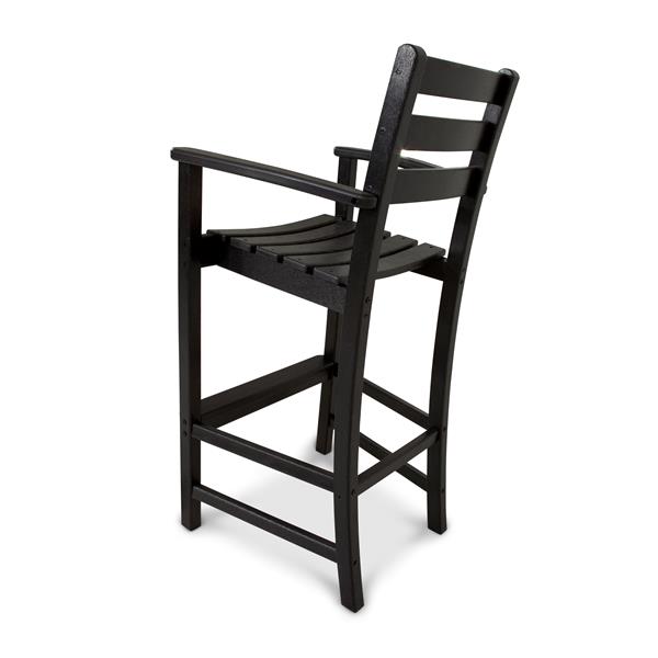 Trex Monterey Bay Bar Arm Chair - Black