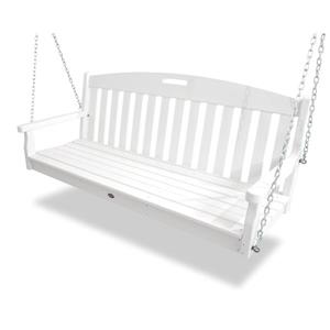 Trex Yacht Club Swing Set - White